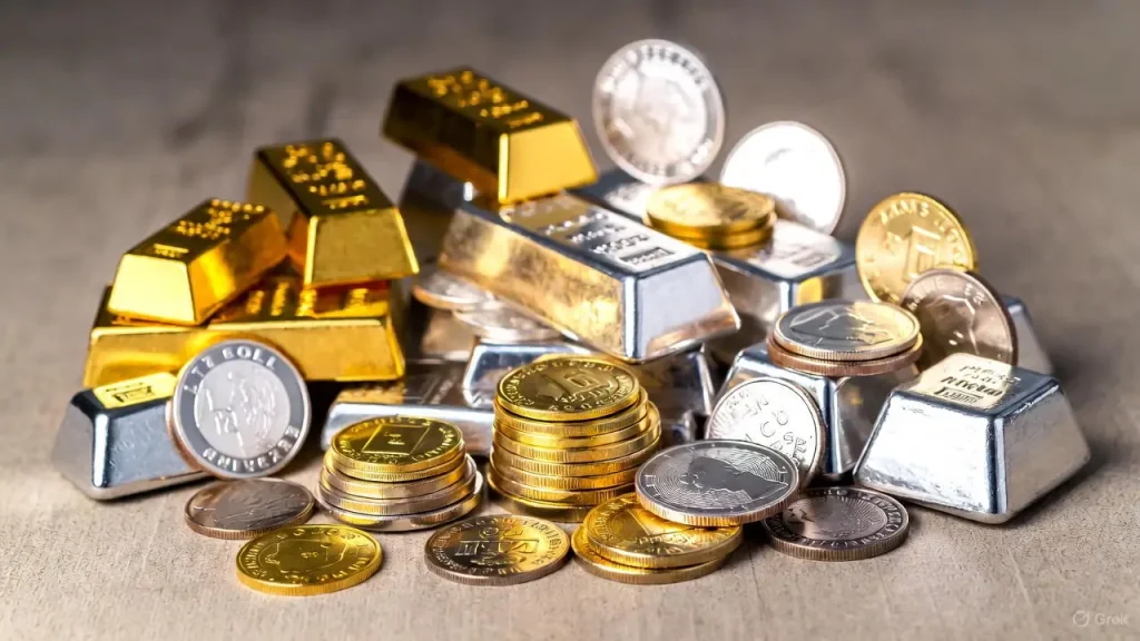 precious metals gold silver